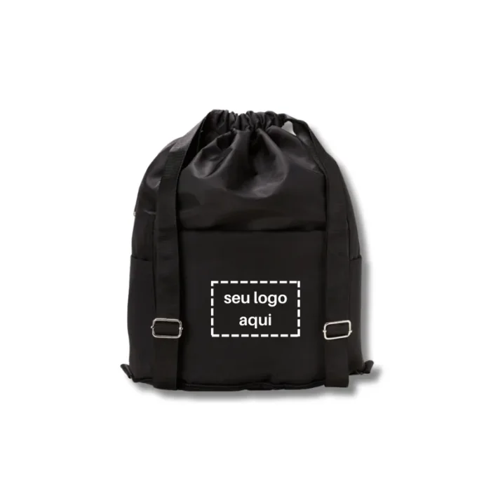 Brinde Mochila Saco Personalizada Poliéster SDP05070
