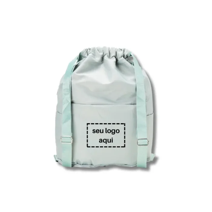 Brinde Mochila Saco Personalizada Poliéster SDP05070