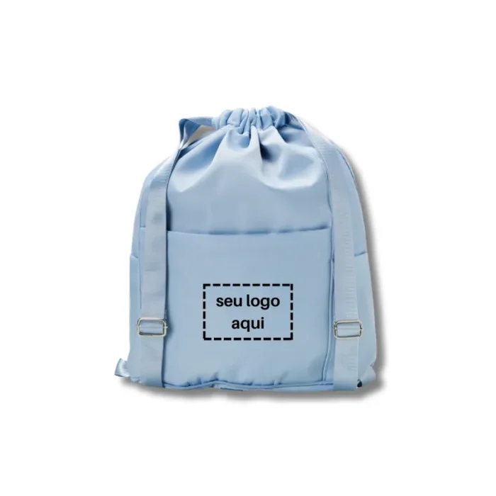 Brinde Mochila Saco Personalizada Poliéster SDP05070