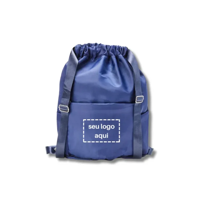 Brinde Mochila Saco Personalizada Poliéster SDP05070