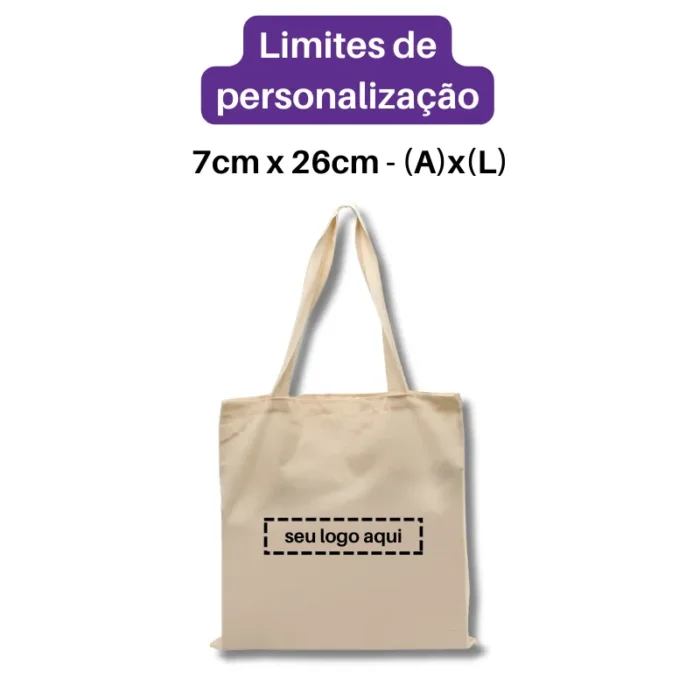 Brinde Sacola Personalizada Algodão SDP14879N