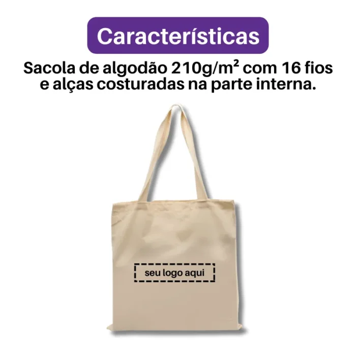 Brinde Sacola Personalizada Algodão SDP14879N