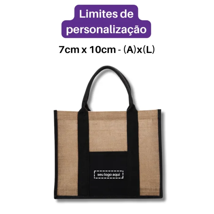 Brinde Sacola Personalizada Linho SDP08074