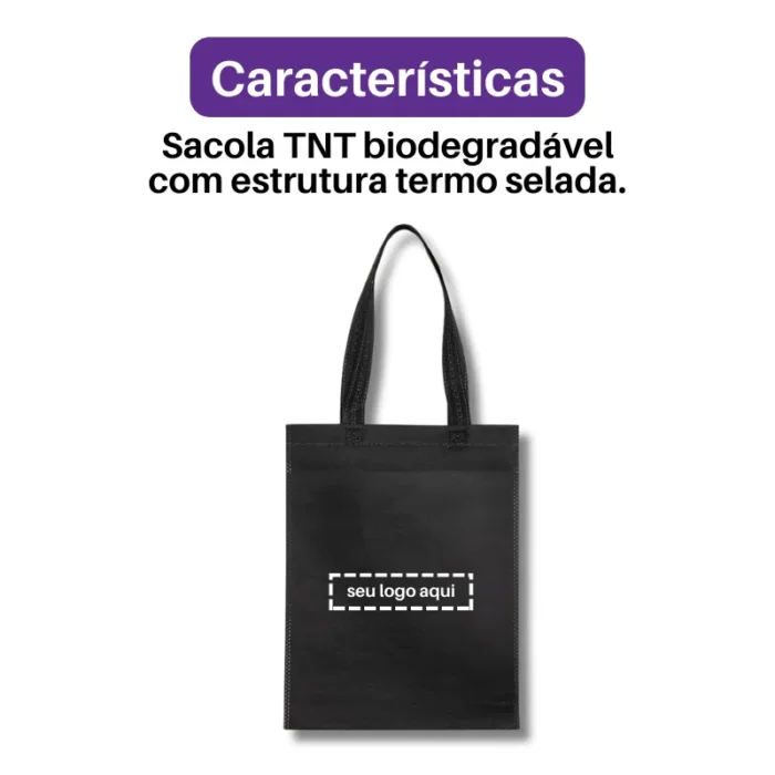 Brinde Sacola Personalizada TNT Biodegradável SDP15175