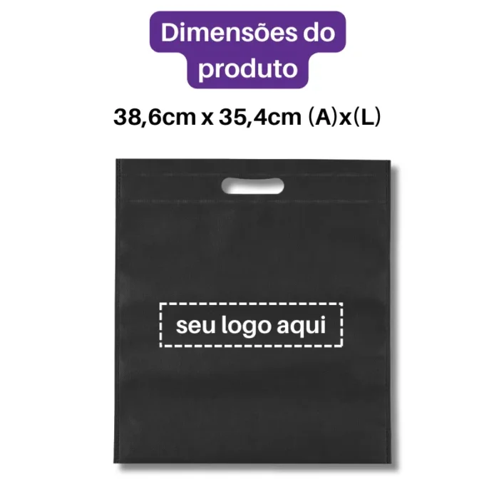 Brinde Sacola Personalizada TNT sem Alça SDP02081N