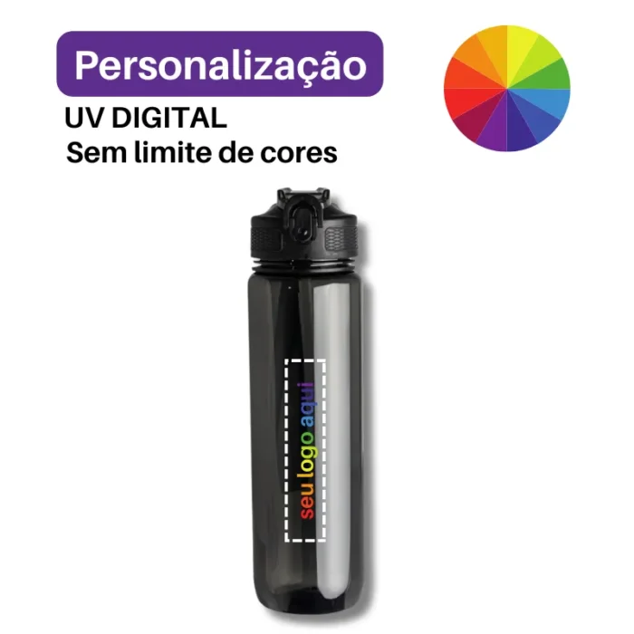 Brinde Squeeze Personalizada Plástico 1L SDP07030