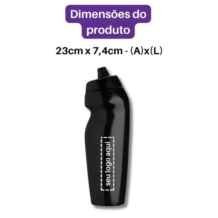 Brinde Squeeze Personalizada Plástico 640ml SDP18799
