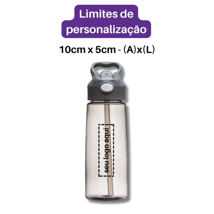 Brinde Squeeze Personalizada Plástico 650ml SDP13929