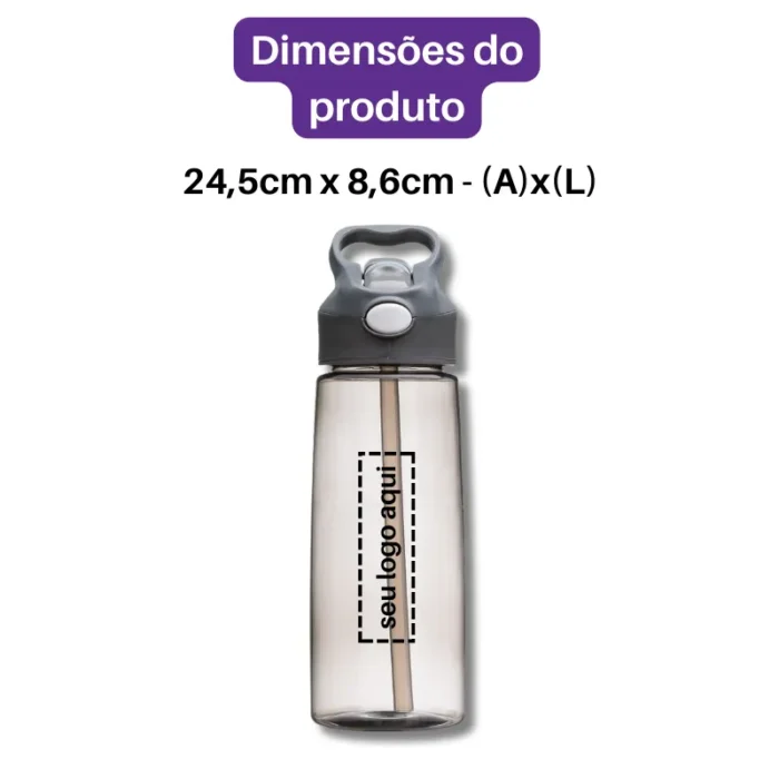 Brinde Squeeze Personalizada Plástico 650ml SDP13929