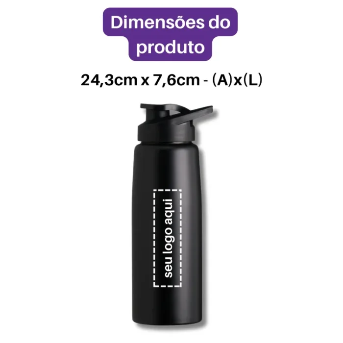 Brinde Squeeze Personalizado Inox 880ml SDP18780