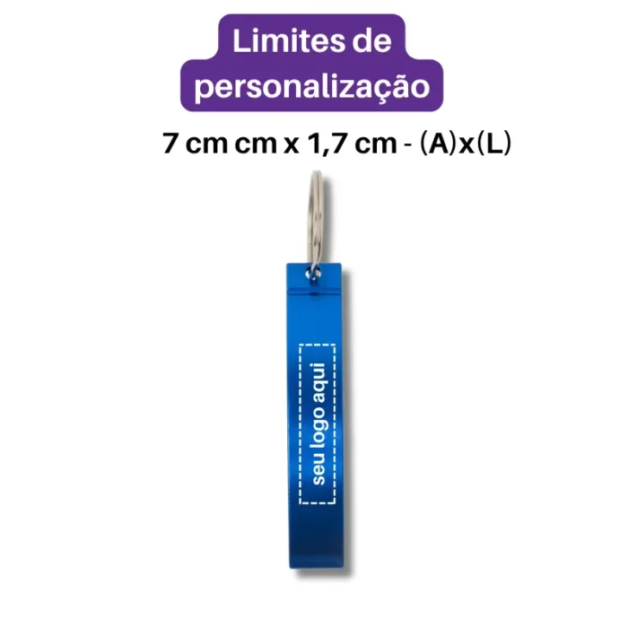 Brinde Chaveiro Personalizado Metal Abridor SDP4267B