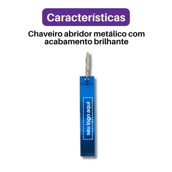 Brinde Chaveiro Personalizado Metal Abridor SDP4267B