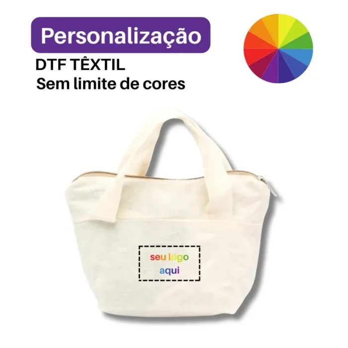 Brinde Nécessaire Personalizada Algodão SDP15126