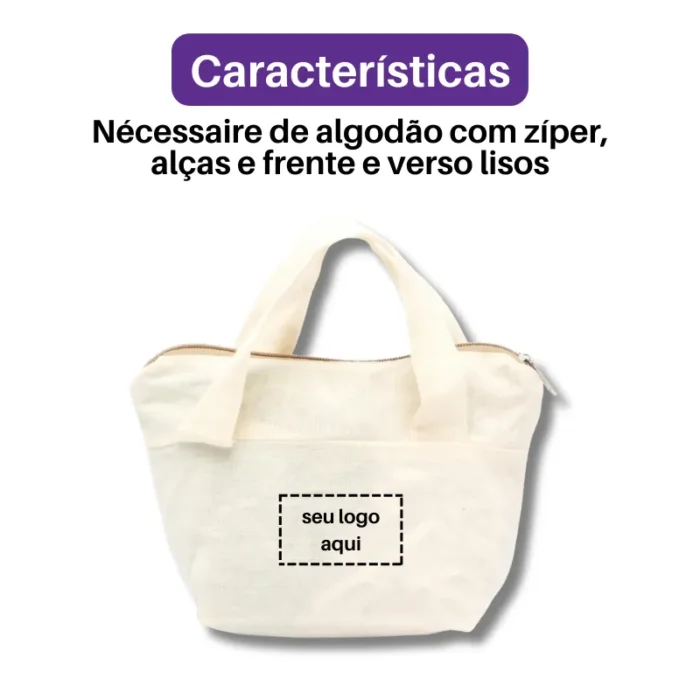 Brinde Nécessaire Personalizada Algodão SDP15126