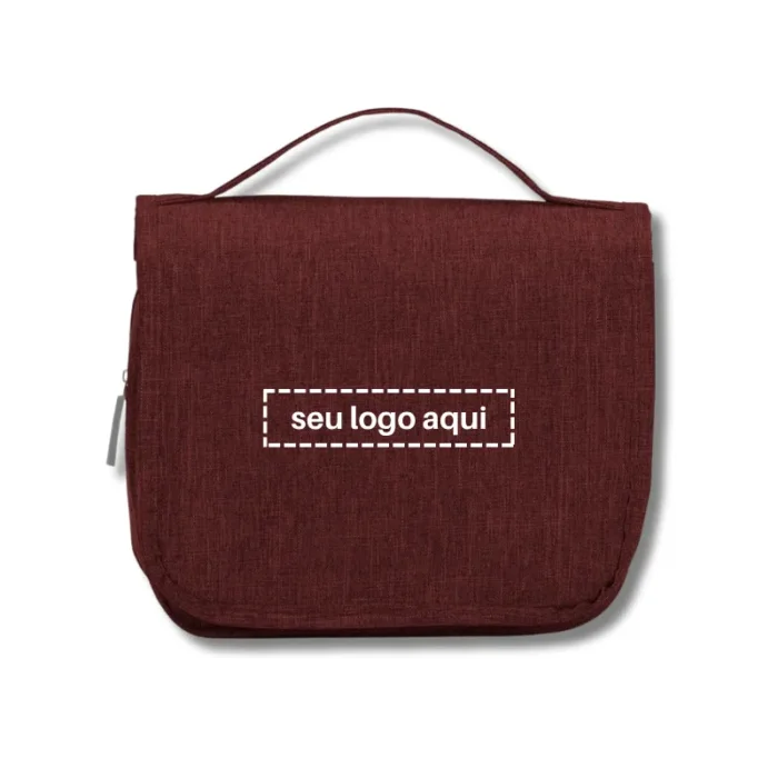 Brinde Nécessaire Personalizada Nylon Oxford SDP18506