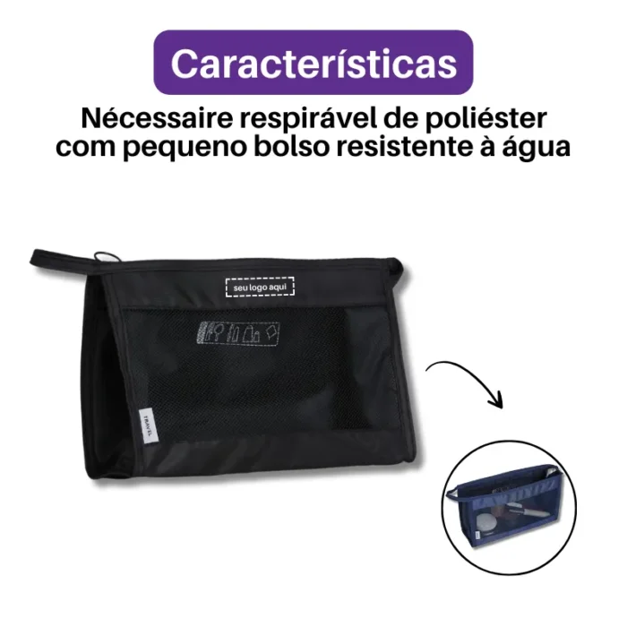 Brinde Nécessaire Personalizada Poliéster SDP18686