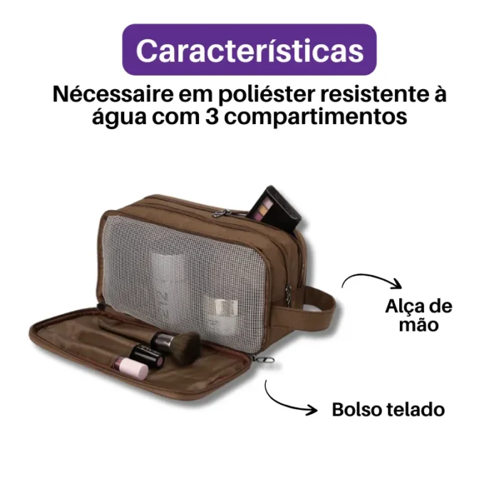 Brinde Nécessaire Personalizada Poliéster SDP18873